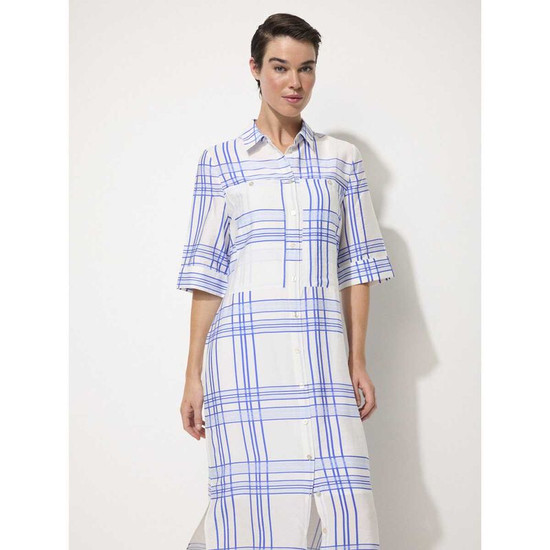 Marco Polo Pacific Check Shirt Dress image number 1